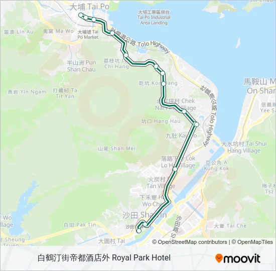28K Bus Line Map