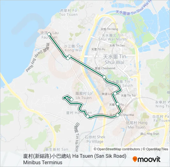 34A Bus Line Map