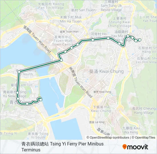 401 Bus Line Map