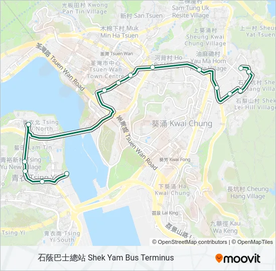 401 Bus Line Map