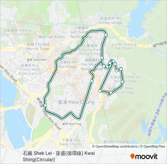 406 Bus Line Map