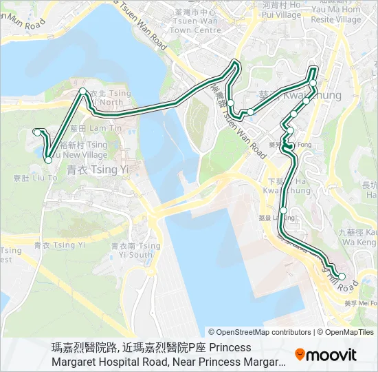 407 Bus Line Map