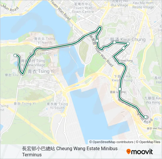 407 Bus Line Map