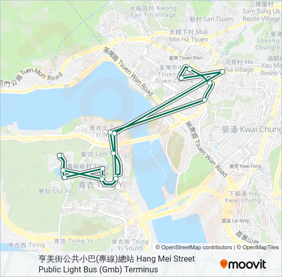 409 Bus Line Map