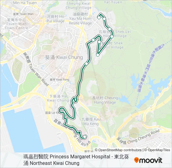 410 Bus Line Map