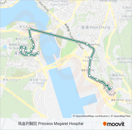 413 Bus Line Map