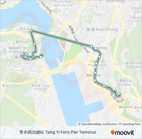 巴士413的線路圖