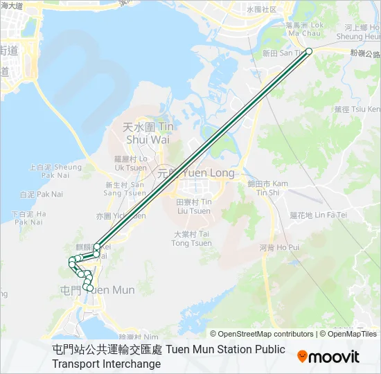 44B Bus Line Map