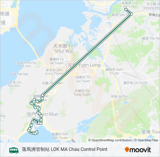 44B Bus Line Map