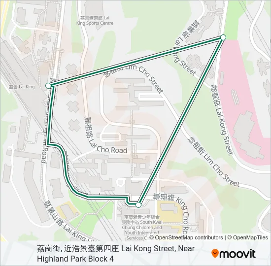 46M Bus Line Map