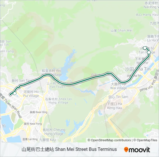 481 Bus Line Map
