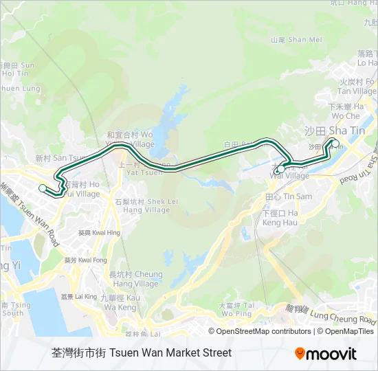 482 Bus Line Map
