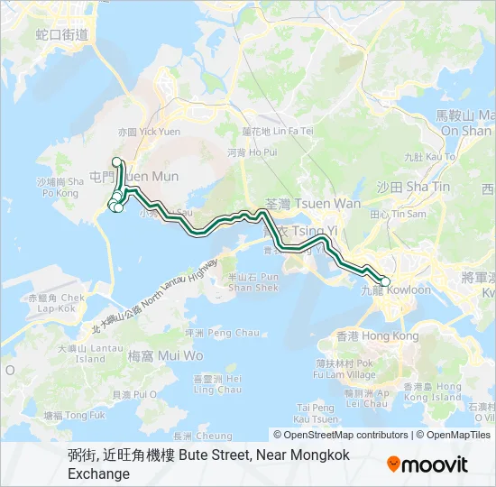 48S Bus Line Map