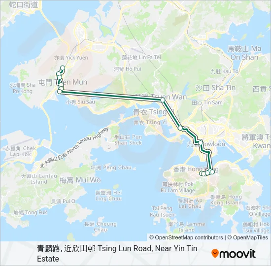 49S Bus Line Map