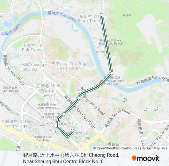 巴士504的線路圖