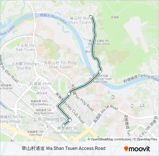 504 Bus Line Map