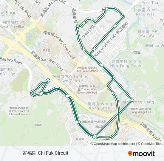 506 Bus Line Map