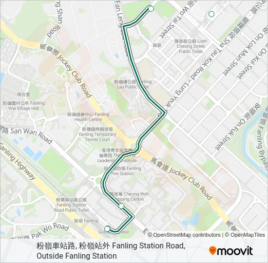 56A Bus Line Map