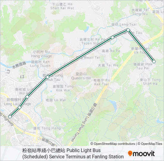 56B Bus Line Map