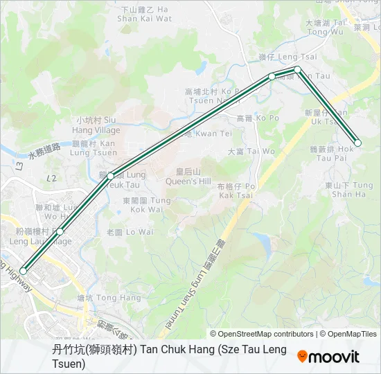 56B Bus Line Map
