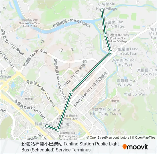 56C Bus Line Map