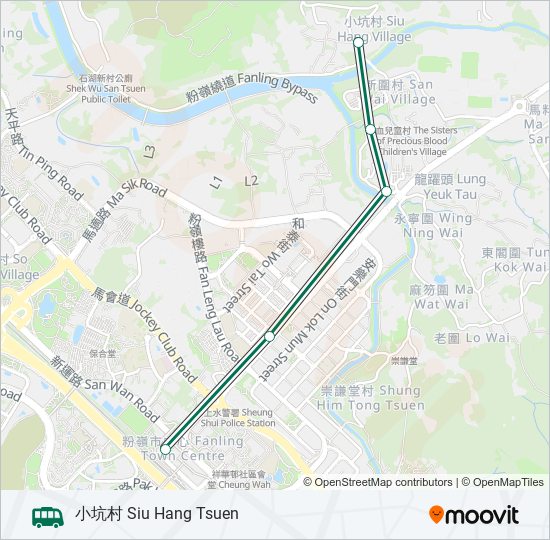 56C bus Line Map