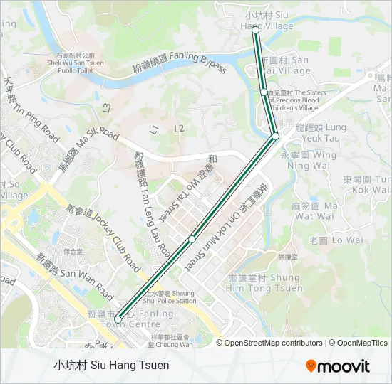 56C Bus Line Map