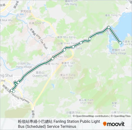 56K Bus Line Map