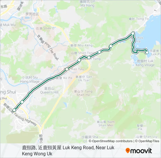 56K Bus Line Map