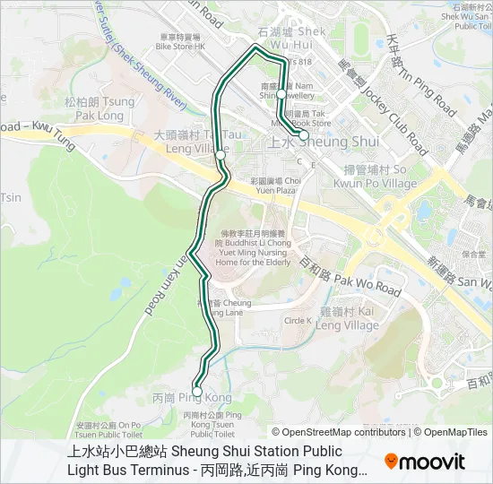 58K Bus Line Map