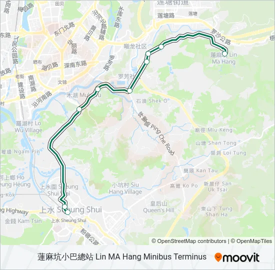 59K Bus Line Map