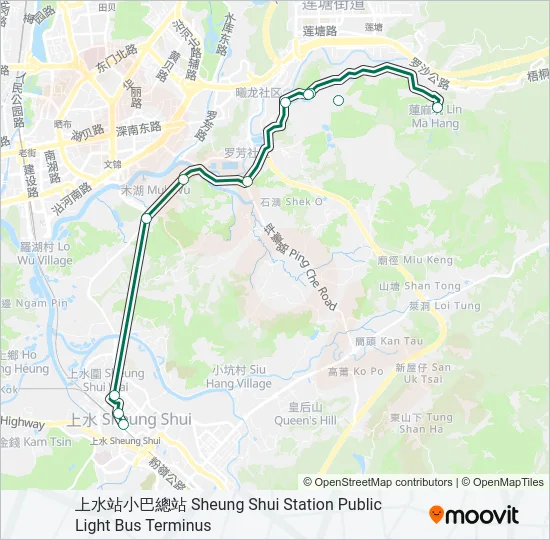 59K Bus Line Map