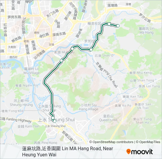 59K Bus Line Map