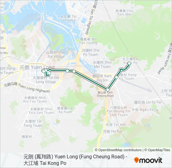 602 Bus Line Map