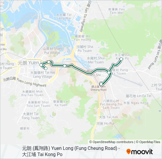 602 Bus Line Map