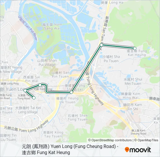 603 Bus Line Map