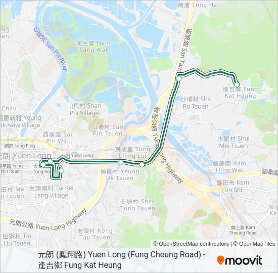 603 Bus Line Map