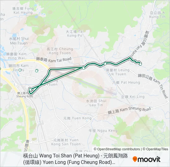 608 Bus Line Map
