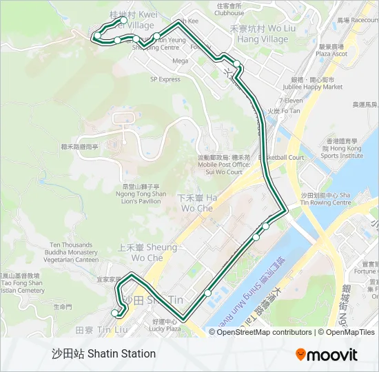 60K Bus Line Map