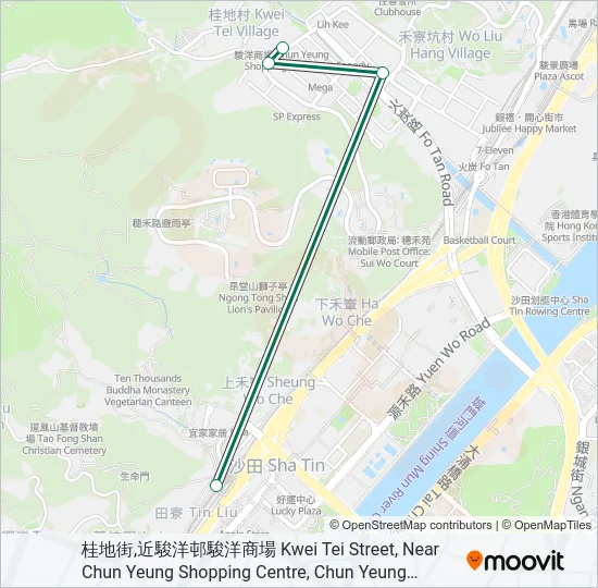 60P Bus Line Map