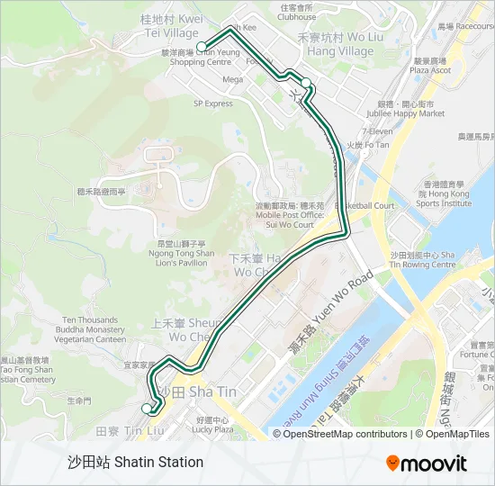 60P Bus Line Map