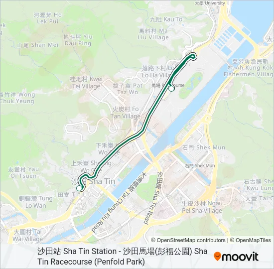 60R Bus Line Map