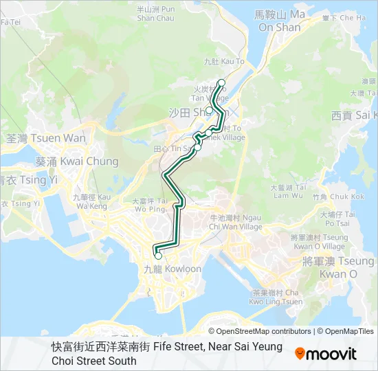 61S Bus Line Map