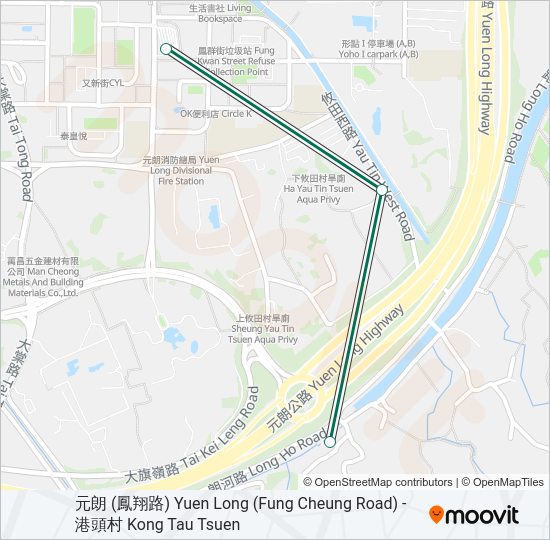 巴士623的線路圖