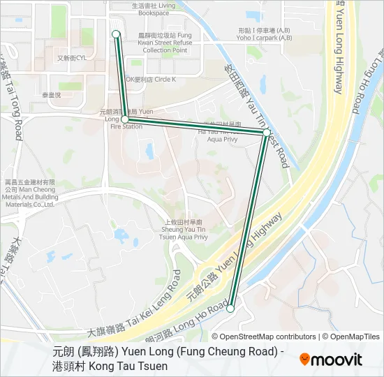 623 Bus Line Map