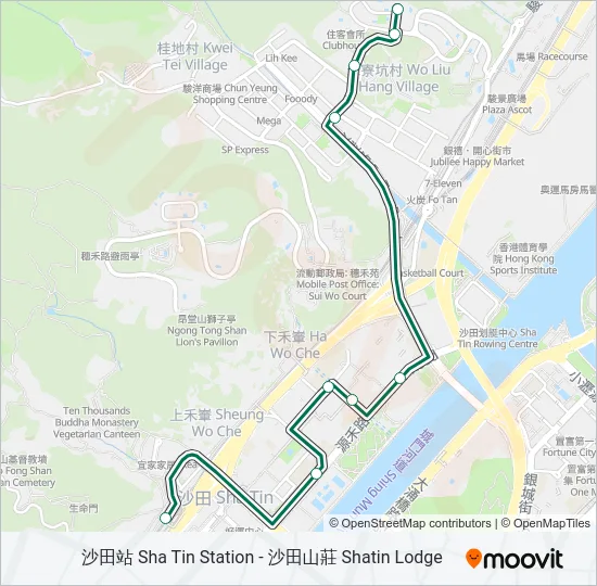 62K Bus Line Map