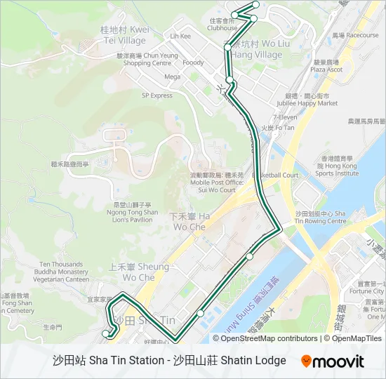 62K Bus Line Map