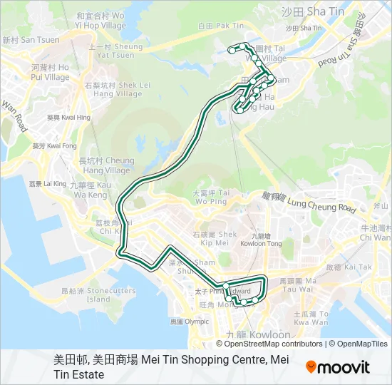 63S Bus Line Map