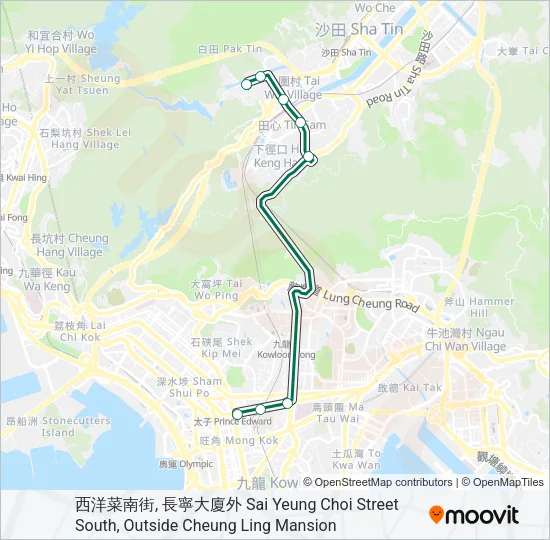 63S Bus Line Map