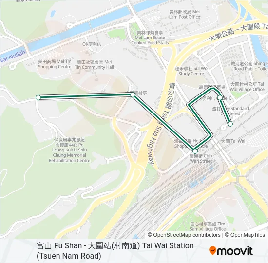 64K Bus Line Map
